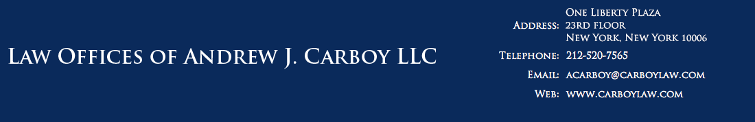 Law Offices of Andrew J. Carboy, LLC